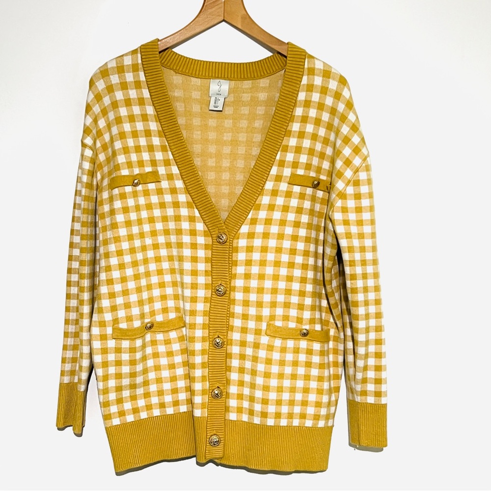 Joie Gold & White Heavy Sweater
